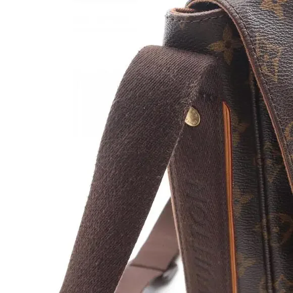 LOUIS VUITTON Authentic Brown Monogram Coated Canvas Messenger Shoulder Bag - Picture 6 of 10